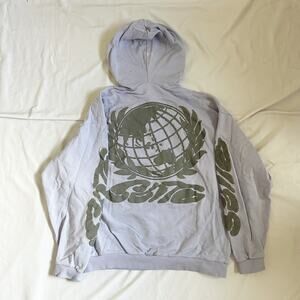lilac/periwinkle cotton sweatshirt hoodie